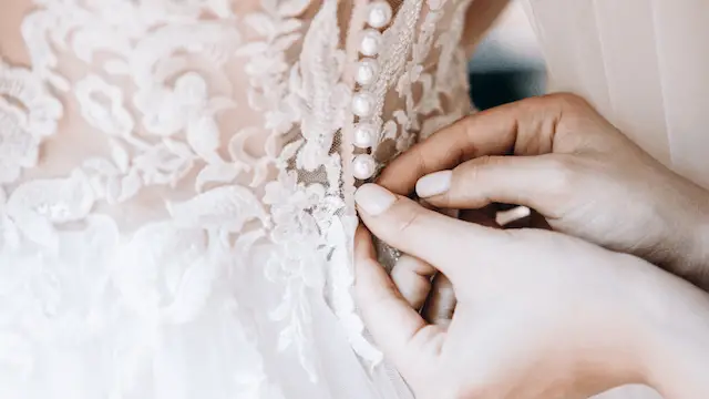 bridesmaid duties - dressing