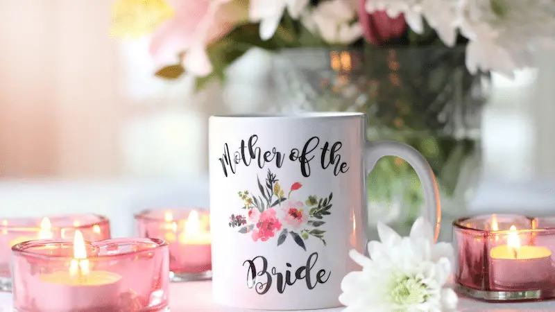 mother of the bride mug