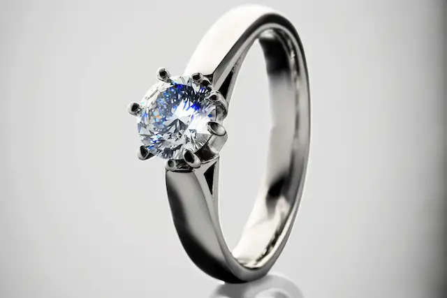 cobalt engagement ring