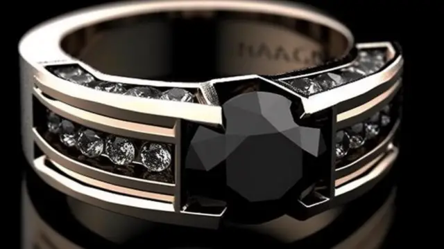 Black Diamond Engagement Rings For Men