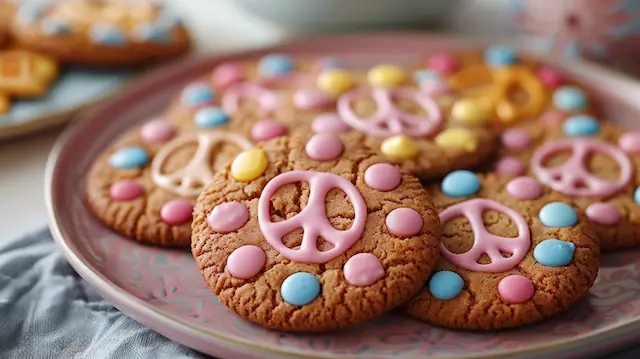 Peace and Love Cookies