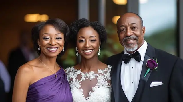 Bride with Groom's Parents