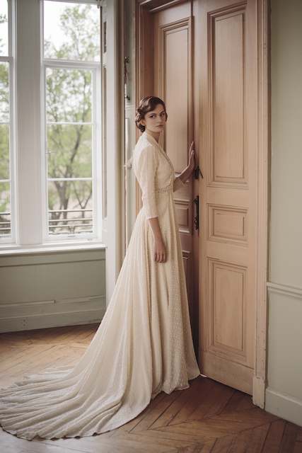 1940s inspired wedding dress