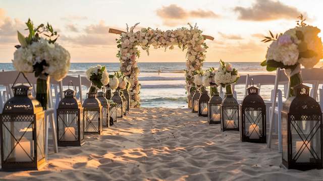 Lantern-Lit Aisle