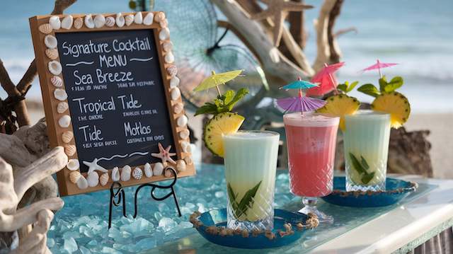 Ocean-Inspired Signature Drinks