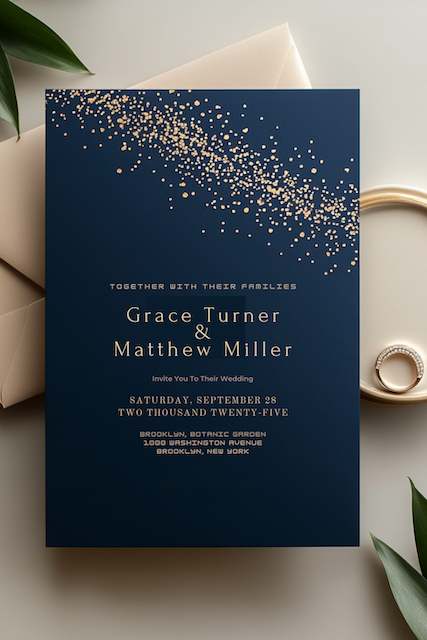 Celestial Wedding Invitation