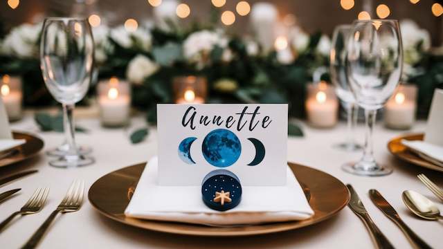 Moon Phase Place Cards