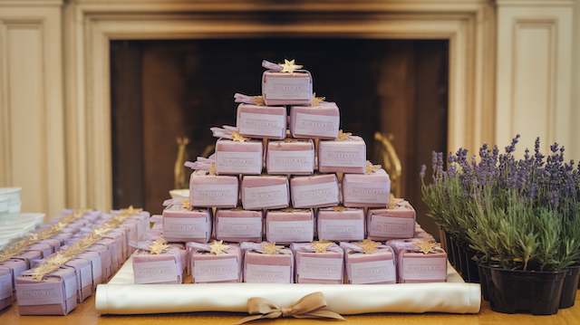 soaps are shaped like or adorned with moons and or stars