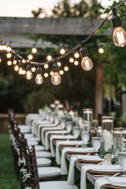 Bistro Style Patio Lights