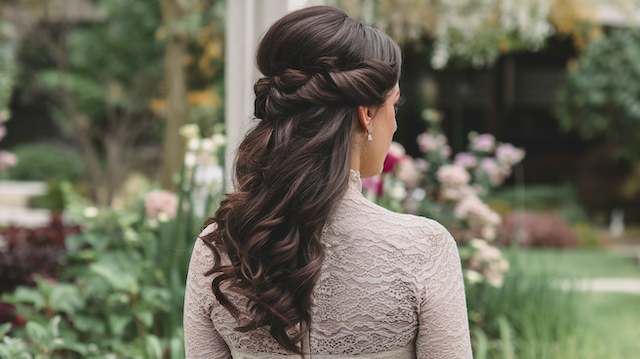 Bridesmaid Hairstyles Half Up Half Down