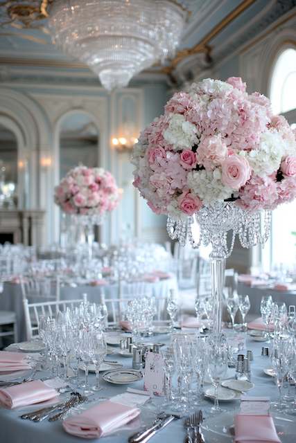 Crystal Chandelier Centerpieces