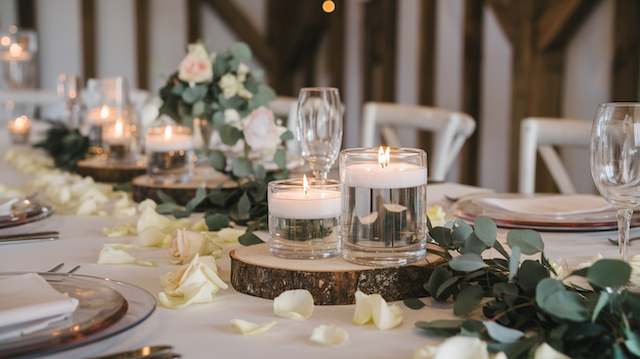 Floating Candles in Clear Bowls or Cylinders