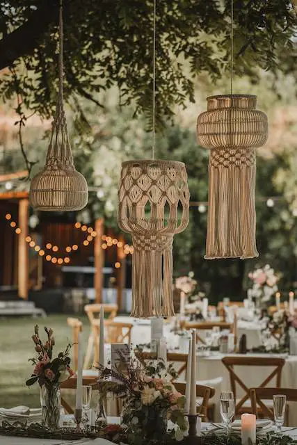 Hanging Macramé Lanterns