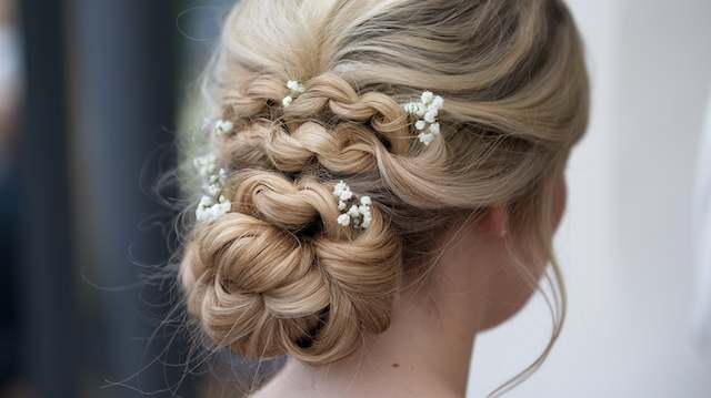 Knotted Low Bun