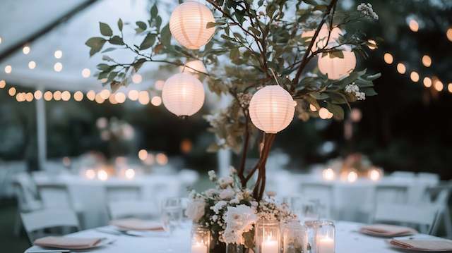 Lantern Tree Centerpiece