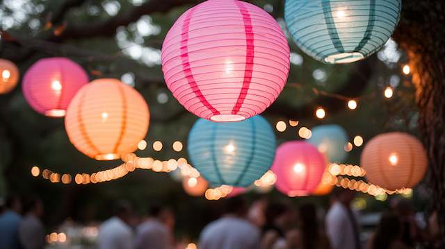 Paper Lantern Garland