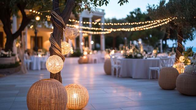 Rattan Ball Lights