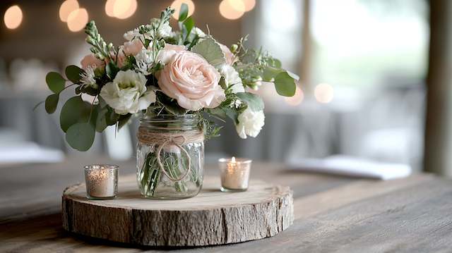 rustic wedding centerpieces