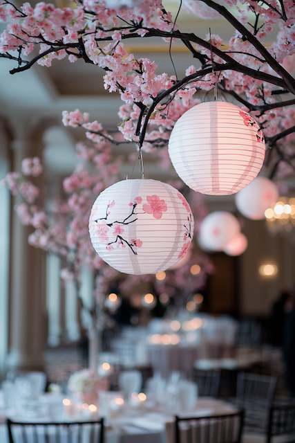 Cherry Blossom Lanterns