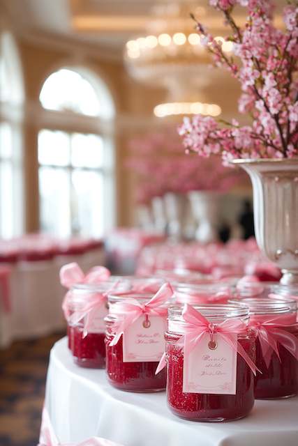 Cherry Jam Wedding Favors