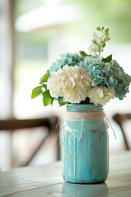 DIY Mason Jar Centerpieces