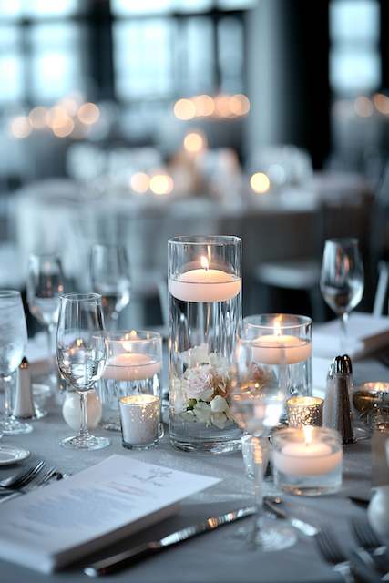 Floating Candle Centerpieces