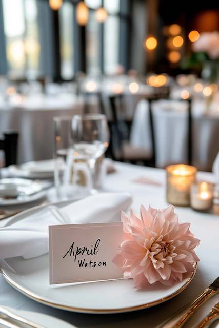 Handwritten Place Cards