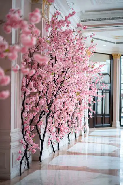 Oversized Cherry Blossom Photo Backdrop