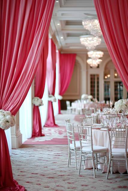 Red Velvet Drapes