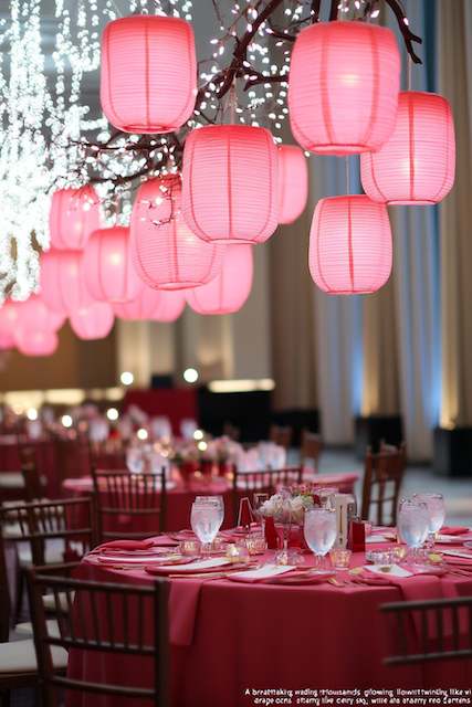 Romantic Twinkly Lighting with a Cherry Twist