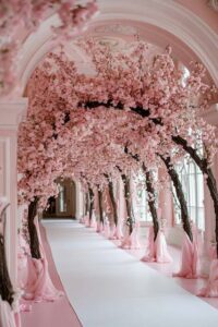 cherry blossom arches