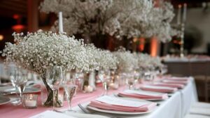 Baby’s Breath Centerpieces