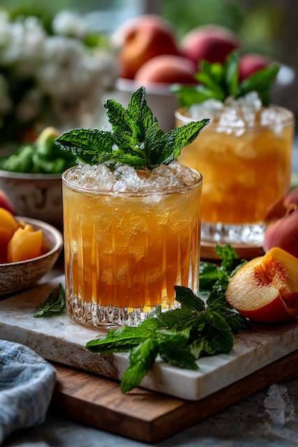 Bourbon Peach Smash Bourbon Peach Smash