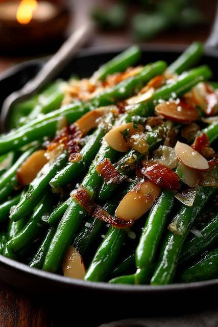 Green Beans Almondine Green Beans Almondine