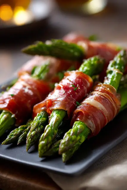 Prosciutto-Wrapped Asparagus Prosciutto-Wrapped Asparagus