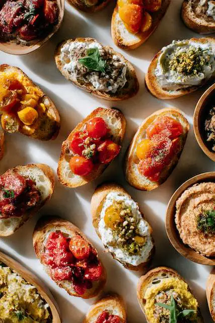 Bruschetta and Crostini Station Bruschetta and Crostini Station