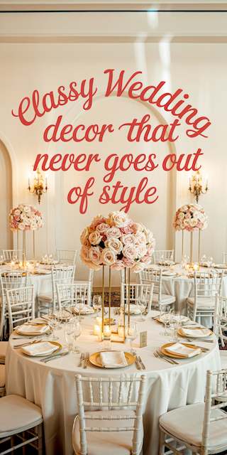 Classy Wedding Decor That Never Goes Out of Style Classy Wedding Decor That Never Goes Out of Style