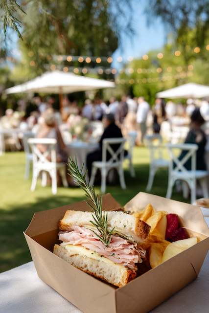 Picnic-Style Boxed Meals with Gourmet Upgrades Picnic-Style Boxed Meals with Gourmet Upgrades