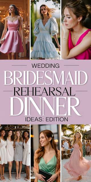 What to Wear to the Rehearsal Dinner as a Bridesmaid
