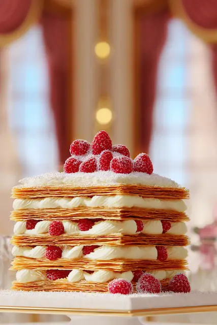 Mille-feuille wedding cake