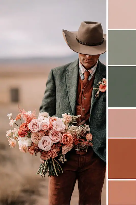 Primary palette Dusty rose, sage green, warm terracotta Primary palette Dusty rose, sage green, warm terracotta