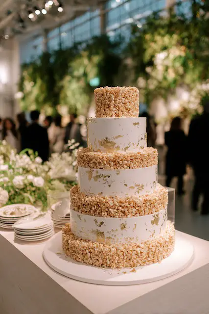 Rice Krispies tiered design weddign cake