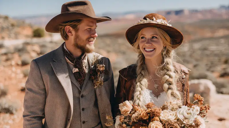 cowboy wedding