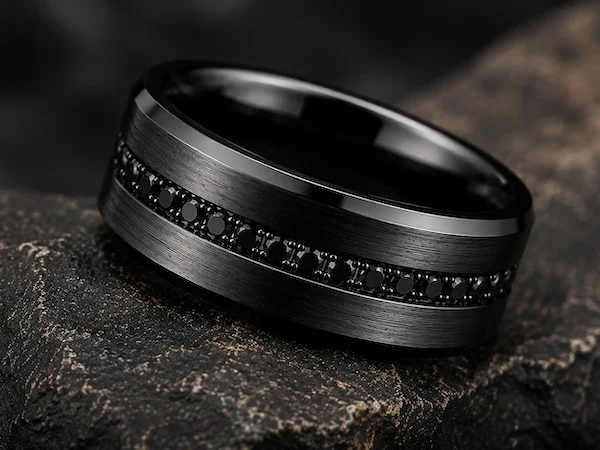 Black Diamond Wedding Rings for Men: Bold, Masculine, and Built to Last