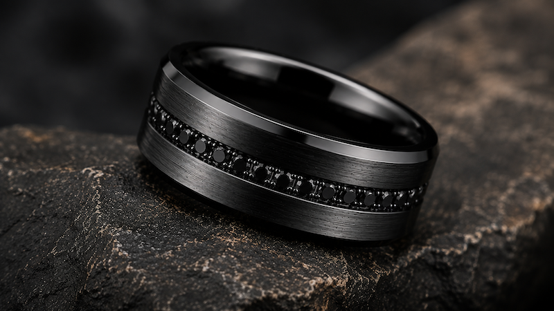 Black Diamond Wedding Rings for Men: Bold, Masculine, and Built to Last