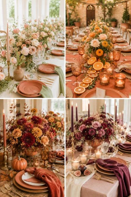 Terracotta Wedding Color Scheme: The Coziest, Most Iconic Palette Around 12 Terracotta wedding decor across spring, summer, fall, and winter with seasonal florals and tablescape inspiration